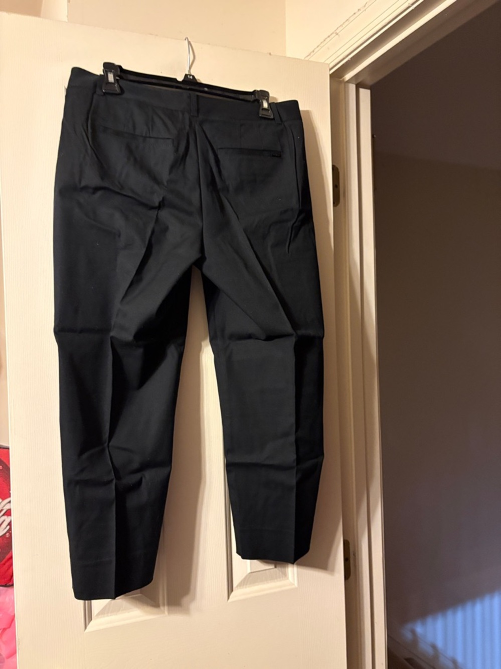 White House Black Market Black Slim Crop Pants Size 8 - Picture 4 of 7